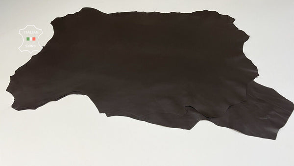 DARK BROWN Soft Italian Lambskin leather Bookbinding 2 skins 12sqf 0.7mm #B8240