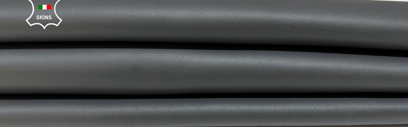 DARK TAUPE GRAY Thick Italian Goatskin Leather bookbinding 6+sqf 1.1mm #B3111