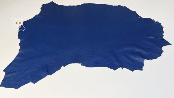 BLUE EPI LV textured print On thin soft Italian Lamb leather 7sqf 0.6mm #B8212