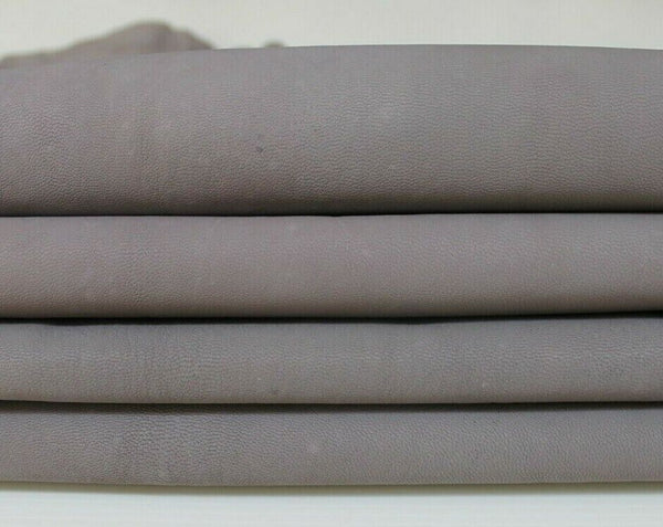 UNDYED crust Gray chrome dye Italian Goatskin leather skin 5sqf 1.0mm #A6002