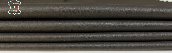 DARK BROWN Soft Italian Lambskin Lamb leather hides Bookbinding 7sqf 0.7mm B9672