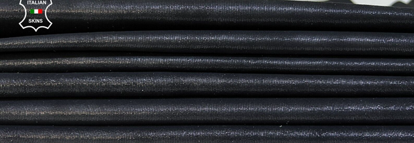 BLACK SHIMMER & SHINY LAME PRINT ON Soft Goat leather 3 skins 14sqf 0.8mm #B9457