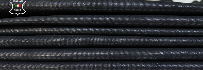 BLACK SHIMMER & SHINY LAME PRINT ON Soft Goat leather 3 skins 14sqf 0.8mm #B9457