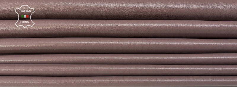 MAUVE TAUPE Soft Italian Lambskin Sheep leather Bookbinding 7+sqf 0.7mm #B8019