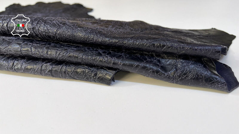 ANTIQUED PURPLE CRINKLED COATED VEGETABLE TAN Lambskin leather 8sqf 1.3mm #B9309