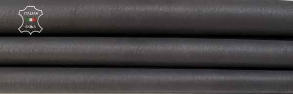 DARK GRAY Soft Italian Stretch Lambskin Lamb leather hides  4+sqf 0.9mm #B7146
