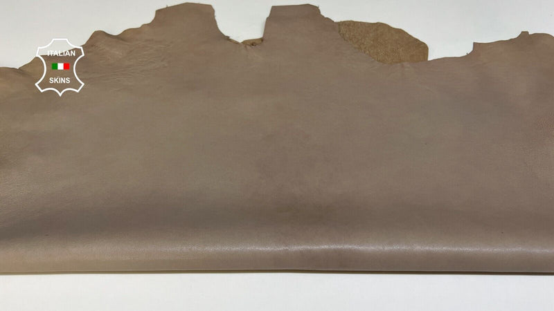 TAUPE BEIGE VEGETABLE TAN Thick Soft Lambskin leather hides 6sqf 1.2mm #B6450