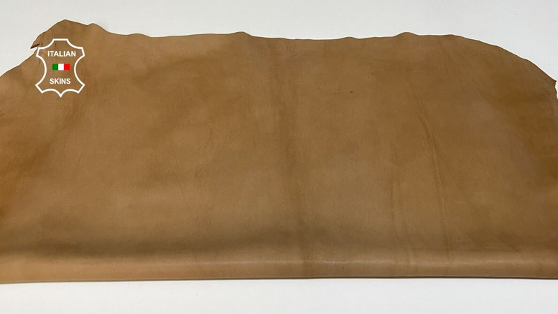 SAND LIGHT BROWN NAKED VEGETABLE TAN Soft Lambskin leather 5+sqf 0.8mm #B6452