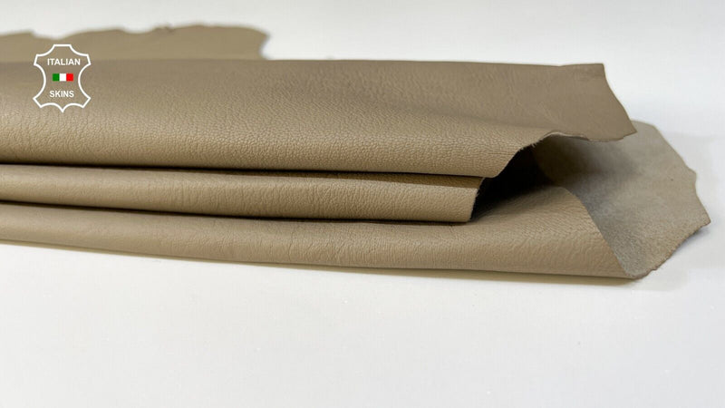 BEIGE Soft Italian Lambskin Sheep leather hides Bookbinding 6sqf 0.8mm #B9670
