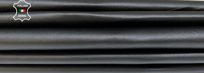 BLACK Thin Soft Italian Stretch Lamb leather leggings 2 skins 12sqf 0.6mm #B6521