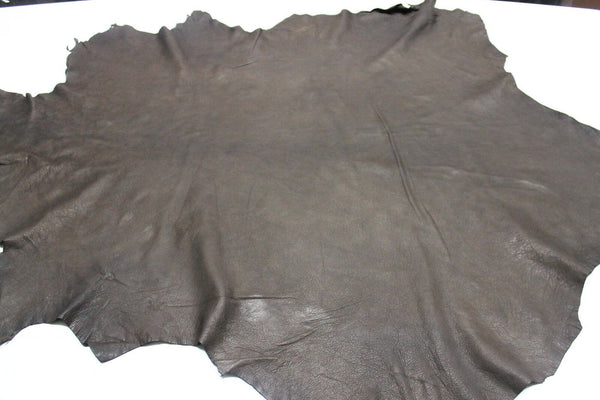Italian soft Lambskin leather hides skin skins NATURAL GREEN OLIVE  7sqf #A405