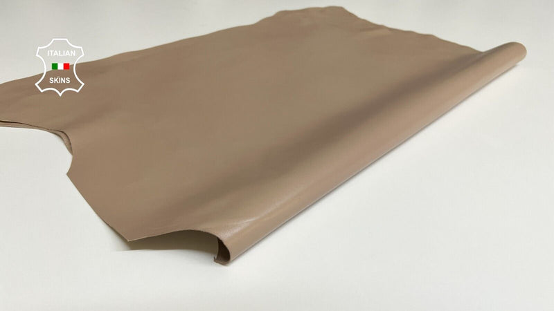 NUDE PINKISH BEIGE Soft Metis Lambskin leather hides 2 skins 10sqf 0.8mm #B4217