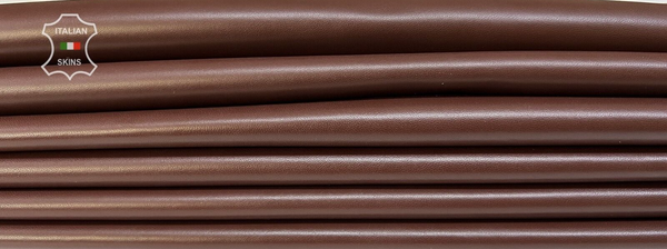 REDDISH BROWN Soft Italian Lambskin Sheep leather 3 skins 18+sqf 1.0mm #B8242