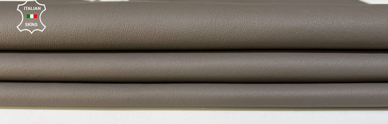 CONCRETE GREY Soft Italian Lambskin leather hides Bookbinding 4sqf 0.7mm #B9671