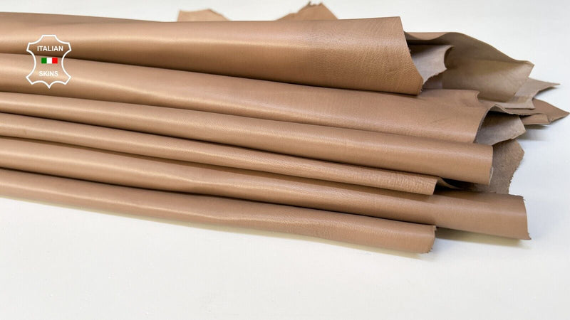DEEP NUDE Soft Italian Lambskin leather Bookbinding 3 skins 12+sqf 0.7mm B9714
