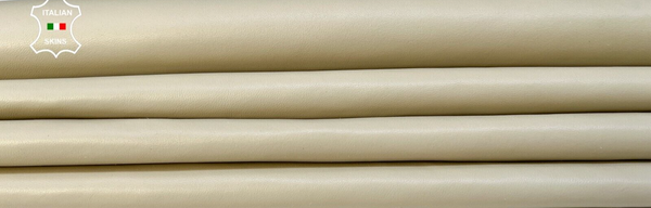 BEIGE Soft Italian Lambskin Sheep leather Bookbinding 4 skins 20sqf 0.8mm #B9475