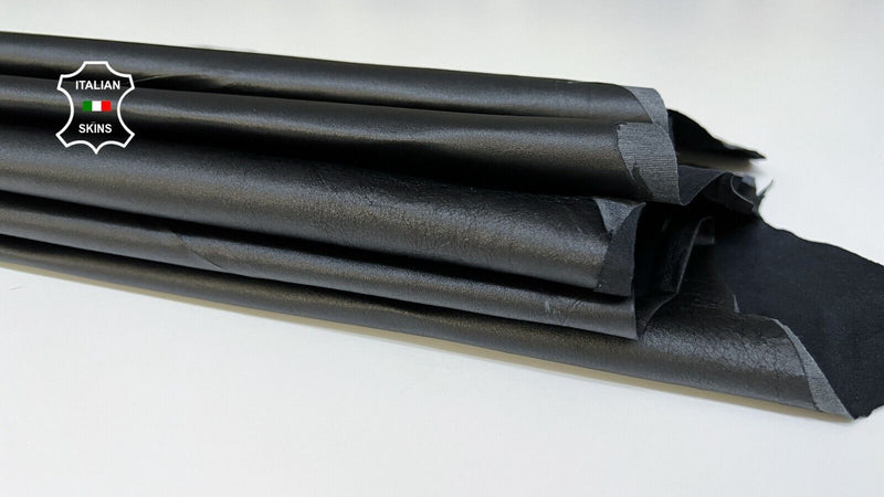BLACK Thin Soft Italian Stretch Lamb leather leggings 2 skins 12sqf 0.6mm #B6521