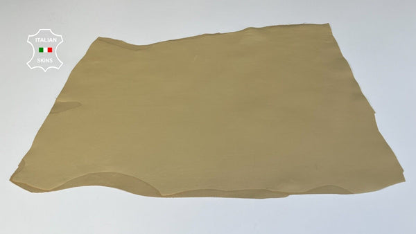 BEIGE Soft Stretch Lambskin leather  hides Bookbinding legging 4sqf 0.8mm #B3693