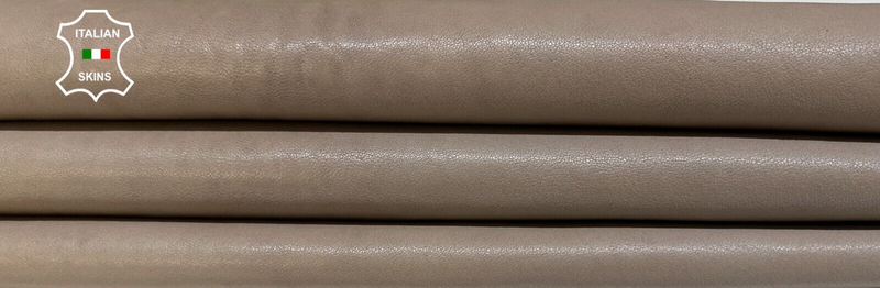 TAUPE BEIGE VEGETABLE TAN Thick Soft Lambskin leather hides 6sqf 1.2mm #B6450