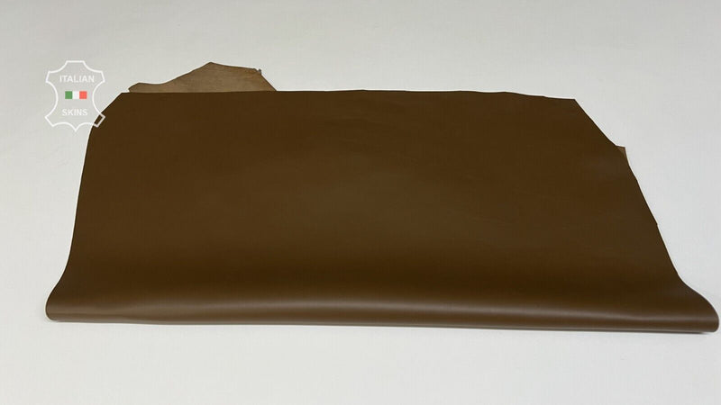 CAPPUCCINO BROWN Soft Italian Lambskin leather Bookbinding 3+sqf 0.9mm #B8257