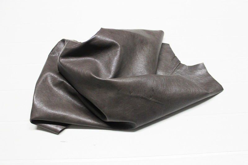 Italian Goatskin leather hide hides skin skins TAUPE  4sqf  #A354