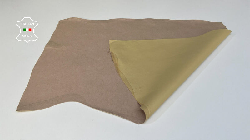 BEIGE Soft Stretch Lambskin leather  hides Bookbinding legging 4sqf 0.8mm #B3693