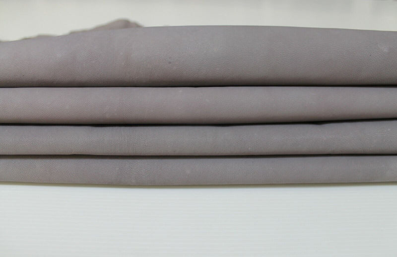 UNDYED crust Gray chrome dye Italian Goatskin leather skin 5sqf 1.0mm #A6002
