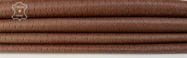 BROWN EYES ATTRACTION PRINT Thin Soft Italian Lamb leather 6+sqf 0.4mm #B7881