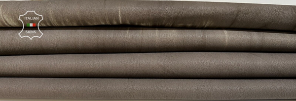 TAUPE GRAY TIE DYE Thin Soft Italian Stretch Lambskin leather 5sqf 0.6mm B7141