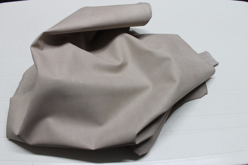Italian Calf leather hide hides skin skins NATURAL TAUPE  10sqf