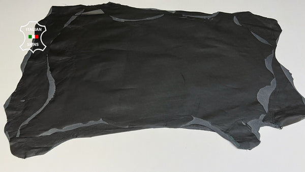 BLACK Thin Soft Italian Stretch Lamb leather leggings 2 skins 12sqf 0.6mm #B6521