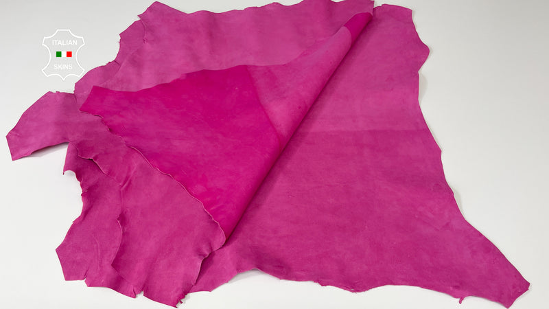 PINK SUEDE Italian Goatskin Goat wholesale leather skins 0.5mm to 1.2 mm