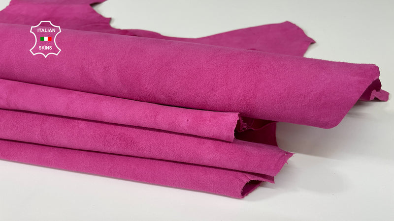 PINK SUEDE Italian Goatskin Goat wholesale leather skins 0.5mm to 1.2 mm