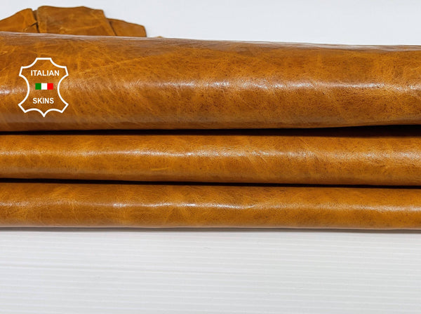 TAN brown vegetable tanned Italian lambskin lamb sheep wholesale leather skins 0.5mm to 1.2 mm