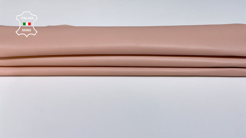 BABY PINK TOP QUALITY smooth Italian genuine Metis Lambskin Lamb Sheep wholesale leather skins for shoes 0.5mm to 1.0 mm