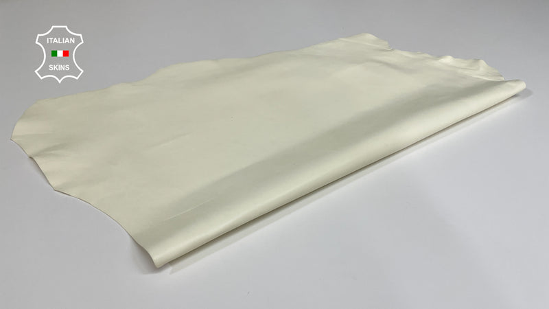 VANILLA WHITE TOP QUALITY smooth Italian genuine Metis Lambskin Lamb Sheep wholesale leather skins for shoes 0.5mm to 1.0 mm
