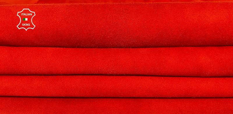 RED SUEDE Italian Goatskin Goat wholesale leather skins 0.5mm to 1.2 mm