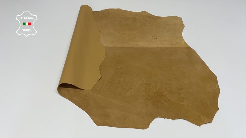 SAND TAN TOP QUALITY smooth Italian genuine Metis Lambskin Lamb Sheep wholesale leather skins for shoes 0.5mm to 1.0 mm