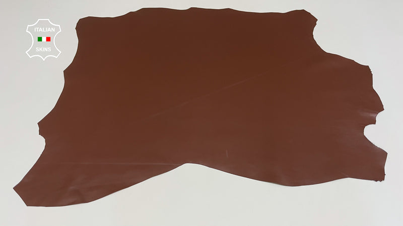 REDDISH BROWN TOP QUALITY smooth Italian genuine Metis Lambskin Lamb Sheep wholesale leather skins for shoes 0.5mm to 1.0 mm