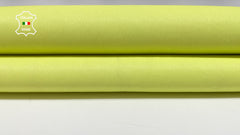 Light lemon yellow Italian genuine lambskin leather skin from Italianskins, soft stretch soft Italian leather hide.