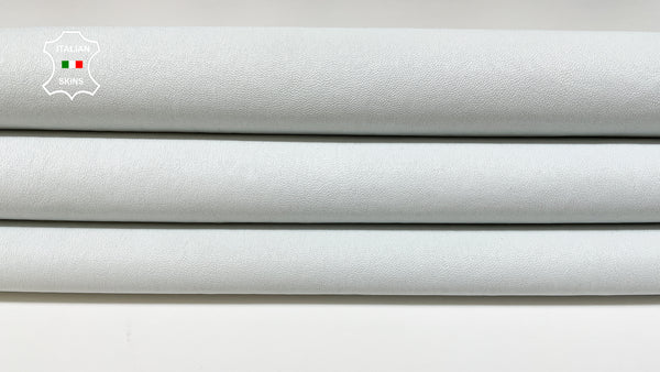 Undyed Off White Ice Soft Italian genuine STRETCH Lambskin Lamb Sheep wholesale leather hide Elastic pants trousers leggings 0.5mm to 1.0 mm