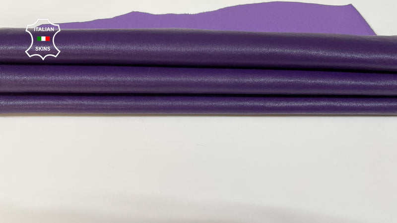 Purple Soft Italian genuine STRETCH Lambskin Lamb Sheep wholesale leather skins Elastic pants trousers leggings 0.5mm to 1.0 mm