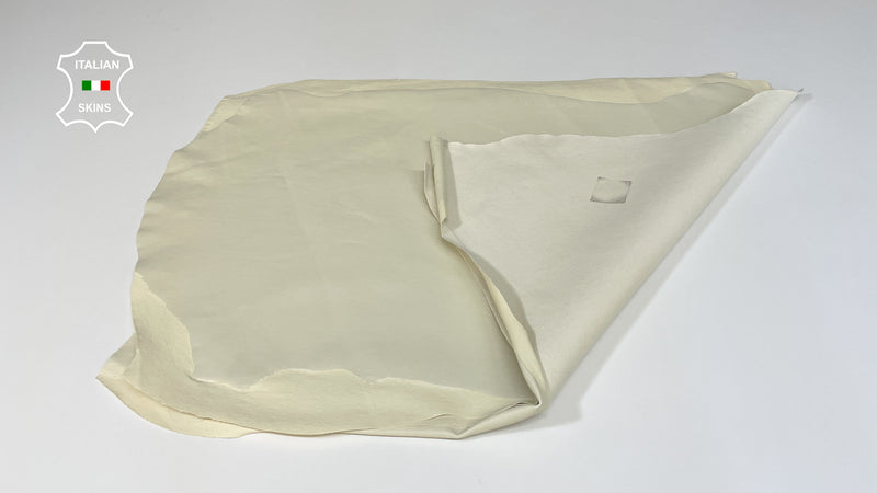 Ivory Soft Italian genuine STRETCH Lambskin Lamb Sheep wholesale leather skins Elastic pants trousers leggings 0.5mm to 1.0 mm