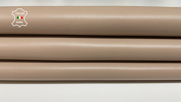 TAUPE BEIGE Top Quality smooth Italian genuine Metis Lambskin Lamb Sheep wholesale leather skins shoes Bags Bookbinding 0.5mm to 1.0 mm