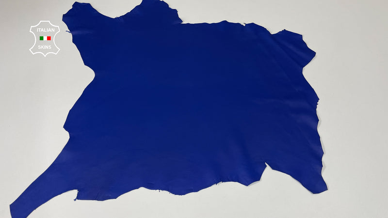 COBALT BLUE smooth Italian genuine Lambskin Lamb Sheep leather skins hides 0.5mm to 1.2mm