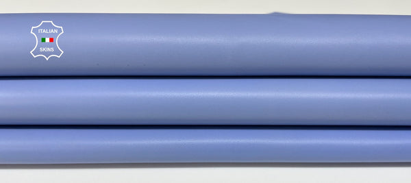 CORNFLOWER BLUE smooth Italian genuine Lambskin Lamb Sheep leather skins hides 0.5mm to 1.2mm