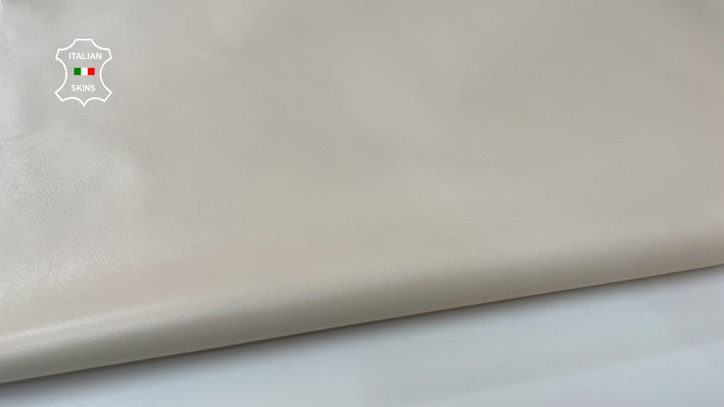IVORY Italian genuine leather wholesale skins 0.5mm to 1.2 mm