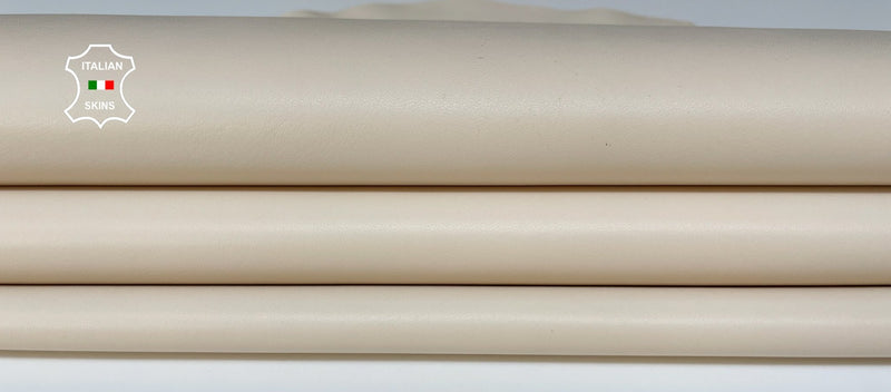 IVORY Italian genuine leather wholesale skins 0.5mm to 1.2 mm