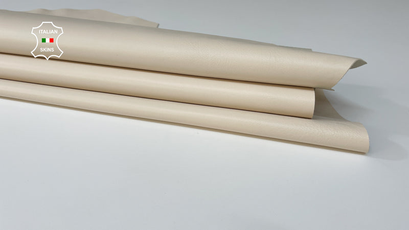 IVORY Italian genuine leather wholesale skins 0.5mm to 1.2 mm