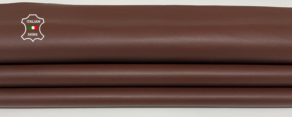 REDWOOD BROWN Italian genuine leather skins 0.5mm to 1.2 mm